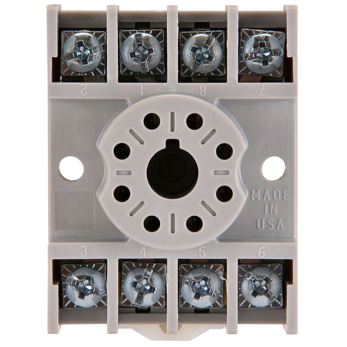 NTE R95113 8 Pin Octal Relay Socket with Screw Terminals